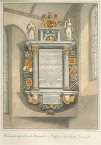 Cornwall - Kilkhampton Kerk - Monument van Sir Bevil Grenville