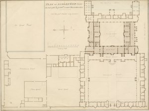 Essex - Audley End - Plan door John Buckler