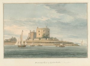 Hampshire - Calshot Kasteel door John Buckler