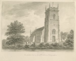 Haughton Kerk: sepia tekening