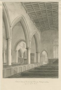 Interieur van Penkridge Kerk