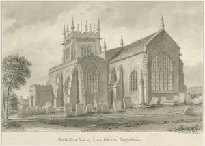 Leek Church door John Buckler