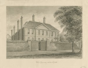 Lichfield - De Deanery in The Close door John Buckler