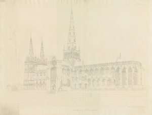 Lichfield Kathedraal - Zuidoostaanzicht