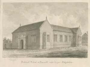 Newcastle-under-Lyme - Nationale School door John Buckler