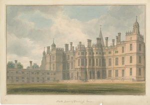 Northamptonshire - Burleigh Huis door John Buckler