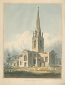Oxfordshire - Bampton Kerk door John Buckler