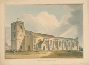 Oxfordshire - Dorchester Kerk, 1803 door John Buckler