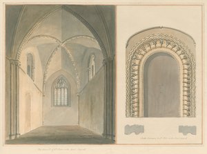 Oxfordshire - Oxford - Koor en Zuidelijke Ingang van St. Peter in de Oost Kerk
