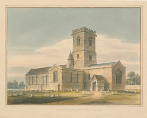 Oxfordshire - Stanton Harcourt Kerk door John Buckler