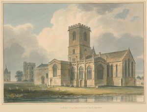 Oxfordshire - Stanton Harcourt Kerk door John Buckler