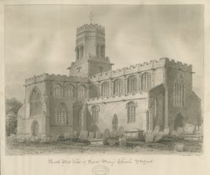 Stafford - Sint-Maria Kerk door John Buckler