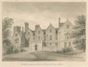 Tamworth - Het Grachtenhuis: sepia tekening