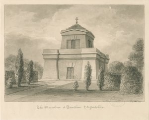 Trentham - Het Mausoleum door John Buckler