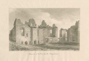 Tutbury Castle - Overblijfselen van de Binnenplaats
