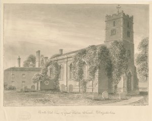 Weston-under-Lizard Kerk door John Buckler