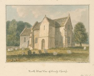 Wiltshire - Ansty - Kerk, 1817