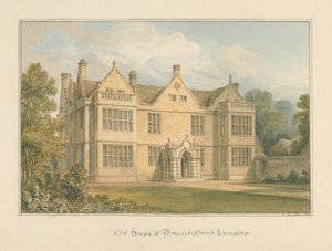 Wiltshire - Berwick Saint Leonardo - Oud Huis, 1814 door John Buckler