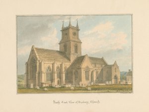 Wiltshire - Tisbury Kerk, 1804 door John Buckler