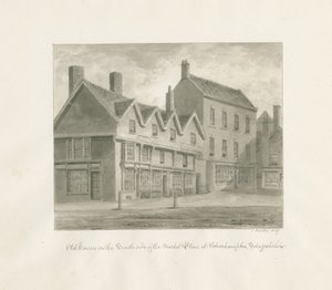 Wolverhampton - Oude Huizen aan de Zuidkant van de Markt