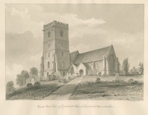 Worcestershire - Droitwich - Dodderhill Kerk door John Buckler