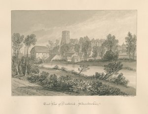 Worcestershire - Droitwich - Oostelijk Uitzicht op de Stad, 1833