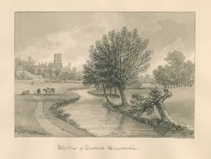 Worcestershire - Droitwich - West Uitzicht van de Stad