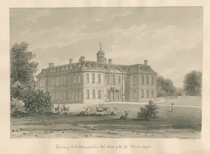 Worcestershire - Hanbury Hall door John Buckler