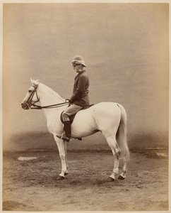 Generaal Roberts op Vonolel, ca. 1881 door John Burke