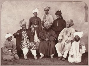 Mohamed Zahir Khan en Aslam Khan, 1879 door John Burke