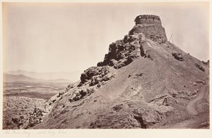 Panorama van Kabul gezien vanaf de Bala Burj, 1879 door John Burke