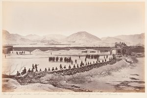 De Laager en Abattis, Sherpur-kampement, december 1879 door John Burke