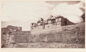 De Residentie in Kabul, 1879 door John Burke