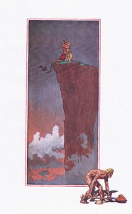 Hongerlied, illustratie uit The Garden of Kama (en andere liederen uit India), 1920