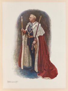 Kroning van koning Edward VII door John Byam Liston Shaw
