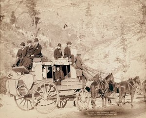 De Deadwood Coach reist in South Dakota