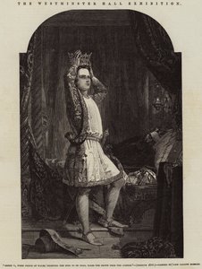 De Westminster Hall tentoonstelling door John Callcott Horsley