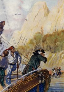 Illustratie voor Schateiland door John Cameron