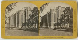Cathedral of the Holy Name, Chicago, ca. 1870 door John Carbutt