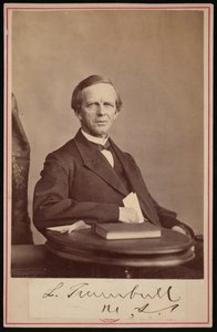 Portret van Lyman Trumbull 1813-1896, voor 1876 door John Carbutt