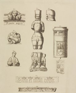 Antiquiteiten uit Westminster Hall door John Carter