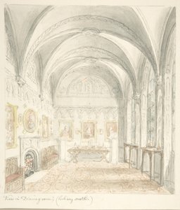 Lea Castle, Worcestershire, Eetkamer Kijkend naar het Zuiden