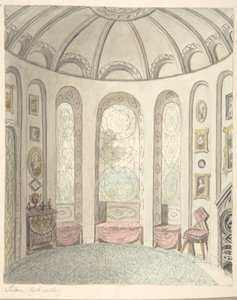 Lea Castle, Worcestershire, Salon, Noordwaarts door John Carter.
