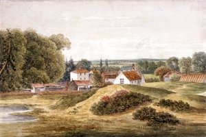 The Spaniards Inn, Hampstead Heath, Hampstead, Londen, ca. 1820 door John Cawthorn