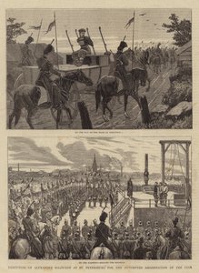 Executie van Alexander Solovieff in Sint-Petersburg voor de poging tot moord op de tsaar door John Charles Dollman
