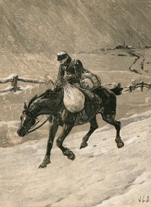 De kerstpostbode door John Charles Dollman