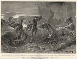 Een stormloop, een vroege ochtendverrassingsaanval verpest