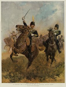 Een Officier en een Trompetter van de 20e Huzaren, Review Order