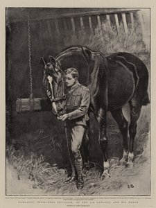 Kameraden, Trompetter Shurlock, van de 5e Lancers, en zijn Paard door John Charlton