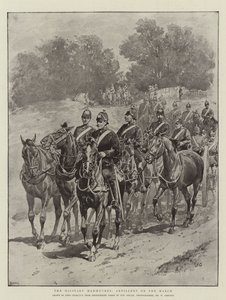 De Militaire Manoeuvres, Artillerie op Mars door John Charlton